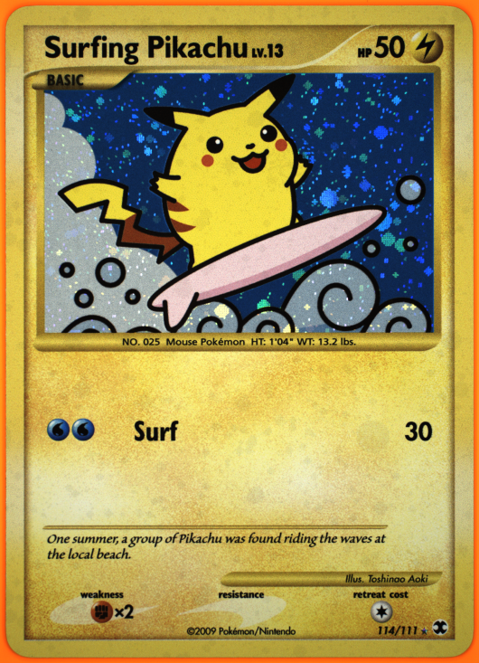 rare 2009 pokemon cards Pokemon Card Pikachu L1 032/070 2009 Holo Rare Excellent Japanese s165 main image 0